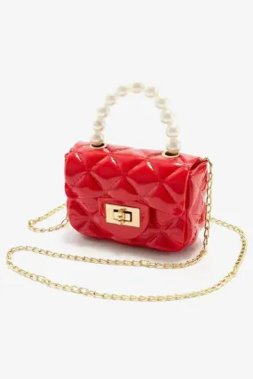 Mini Pearl Red Bag - A23 - WHB0048