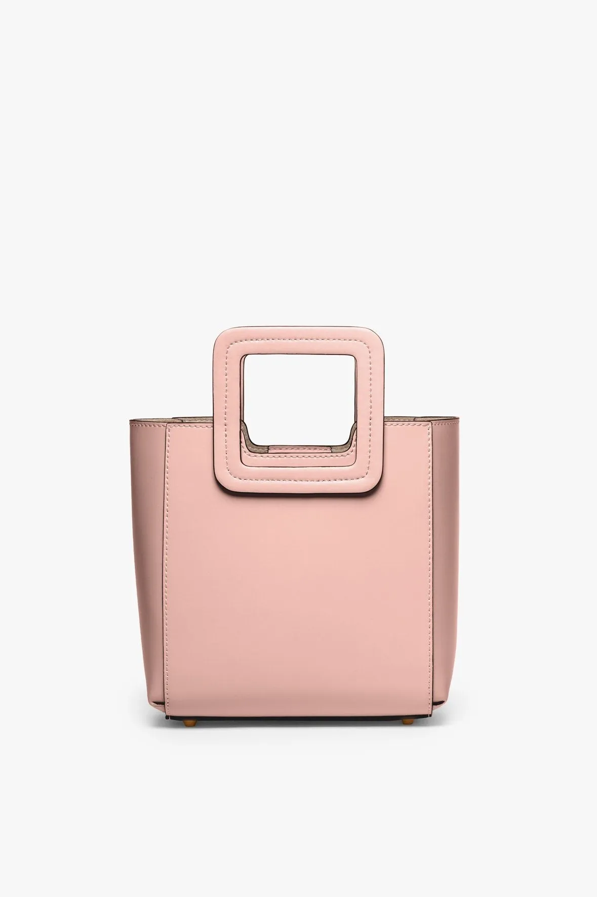 MINI SHIRLEY LEATHER BAG | DARK BLUSH