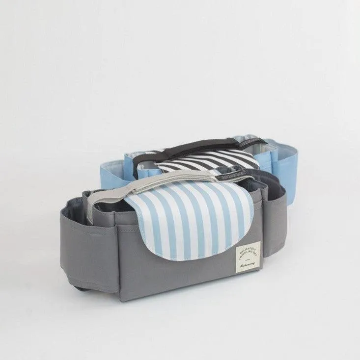 Multi-Pocket Baby Stroller Organizer – Nappy Bag & Cup Holder