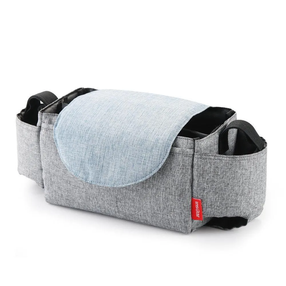 Multi-Pocket Baby Stroller Organizer – Nappy Bag & Cup Holder