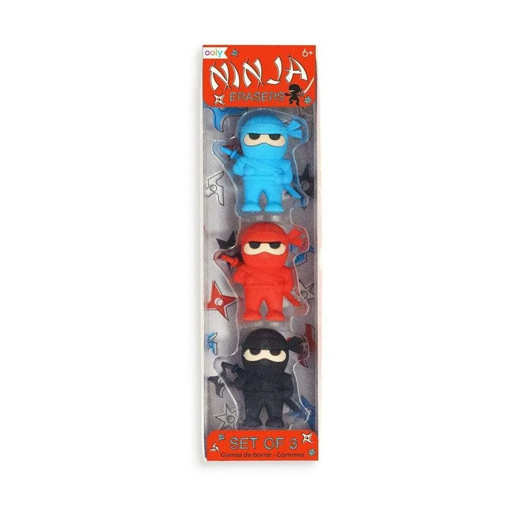 Ninja Eraser Set