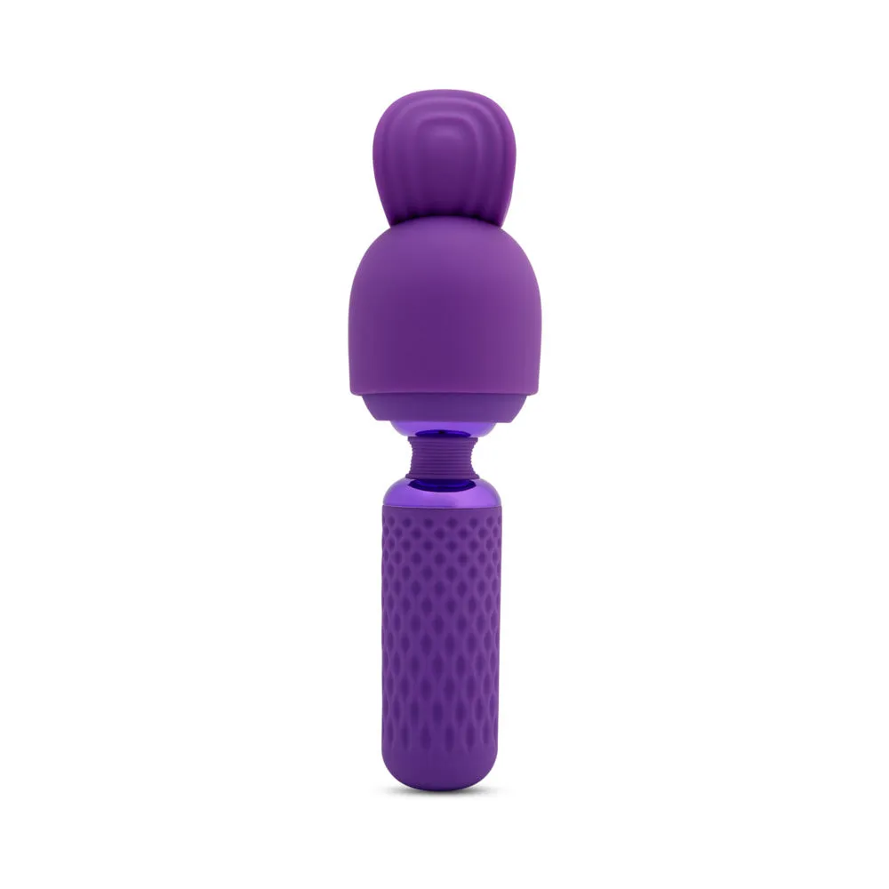 Nu Sensuelle Harlow Nubii Mini Wand W/ Masturbator Purple