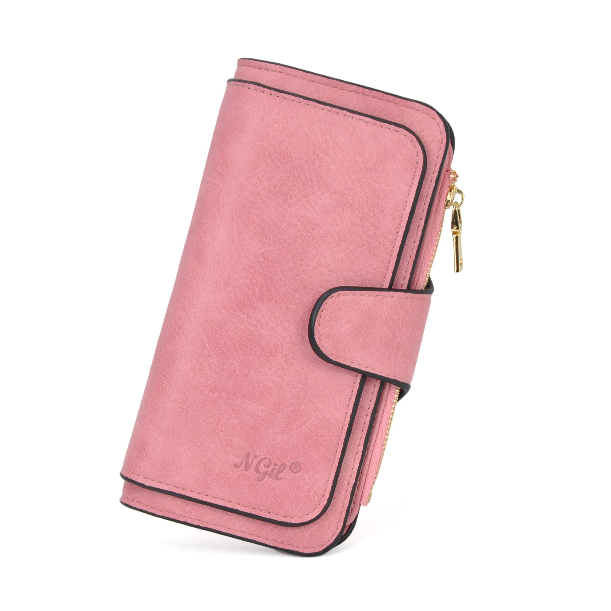 Pink NGIL Trifold Wallet