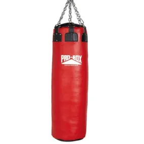 Pro Box Red Colossus Leather Punch Bag 4.5ft (60kg)