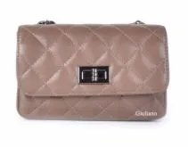 Quilted Italian Leather Shoulder Bag