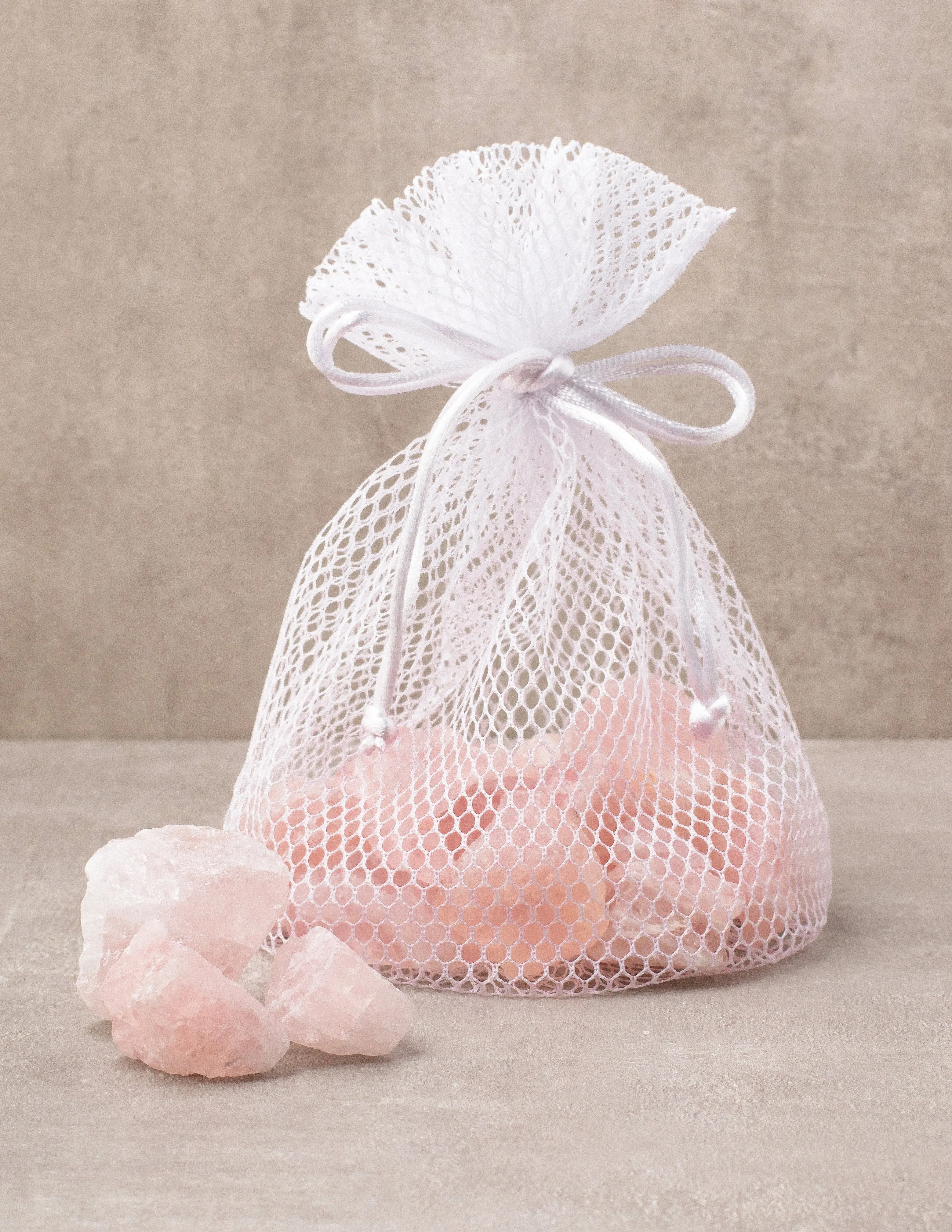 Rose Quartz Crystal Bath Stones