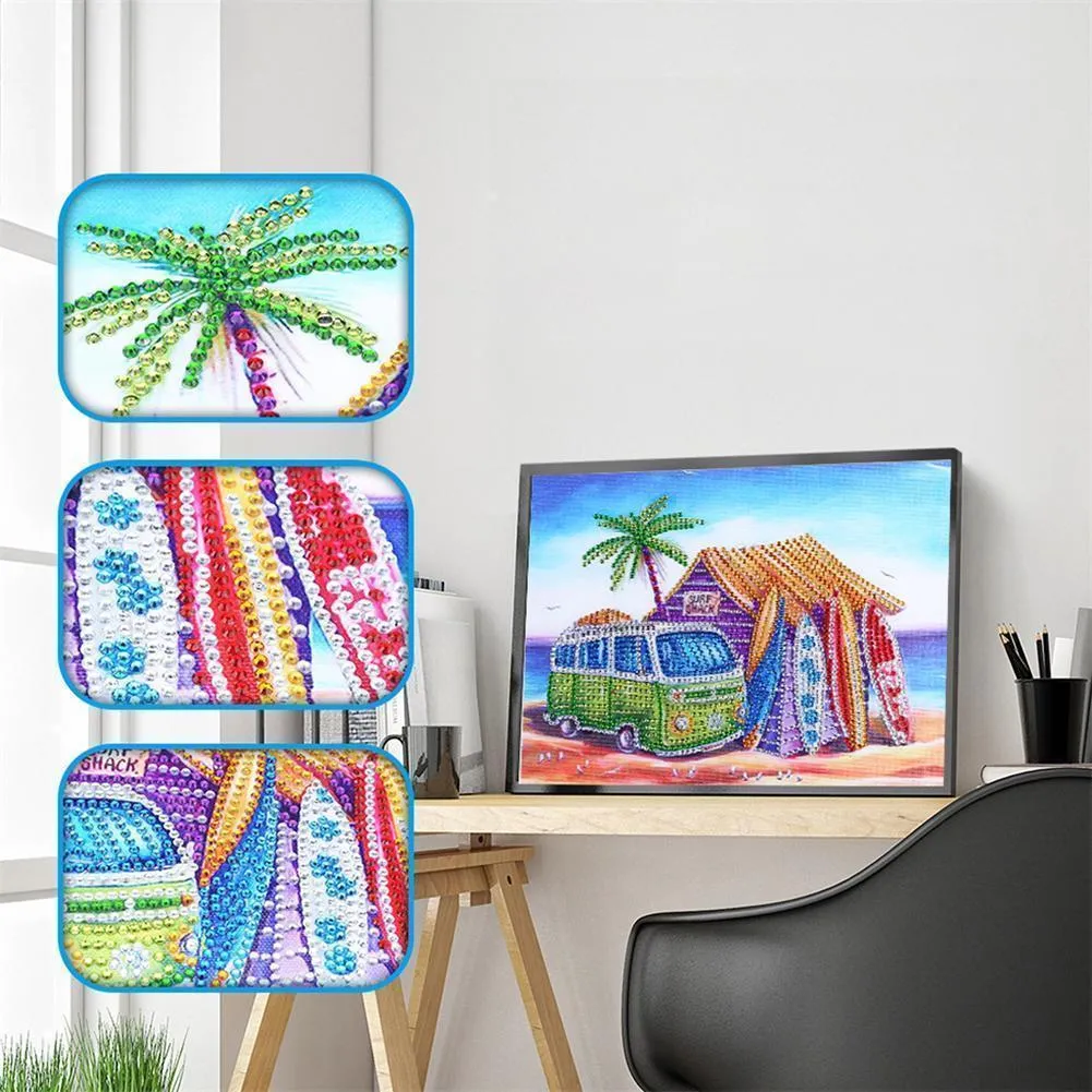 Sea DIY Special-shaped Diamond Painting