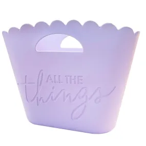 Shell-ebrate All The Things Lavender Jelly Tote