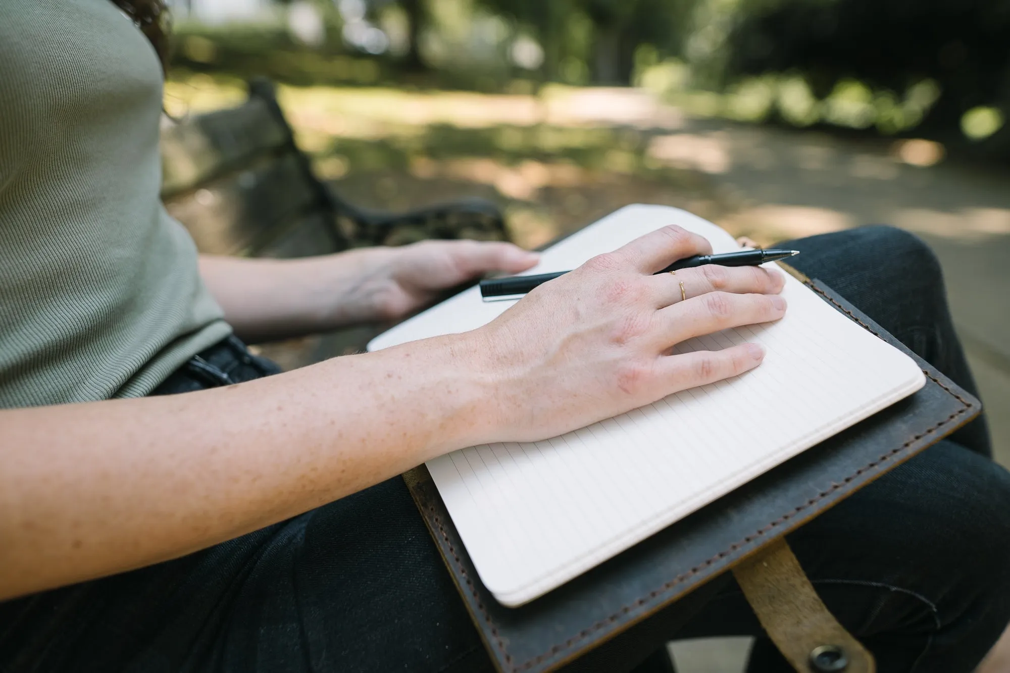 Stitched Leather Journal