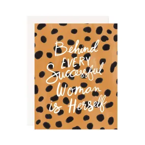 Successful Woman Greeting Card