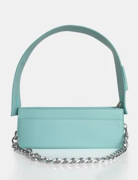 The Koa Mint Long Chain Detail Shoulder Bag