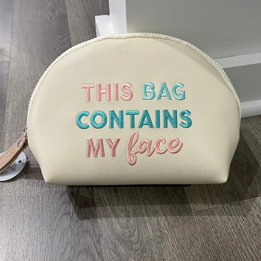 This Bag Contains My Face Cosmetic Case