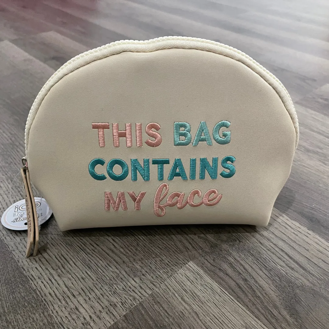 This Bag Contains My Face Cosmetic Case