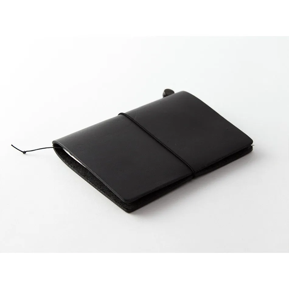 TRAVELER'S COMPANY Traveler's Notebook Leather Passport Size Black