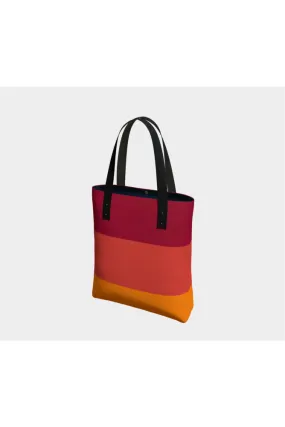 Tri-Color Tote Bag