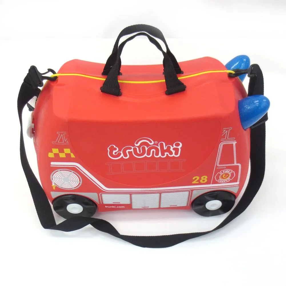 Trunki Ride On Suitcase - Frank the Fire Truck (85185) (Open Box)