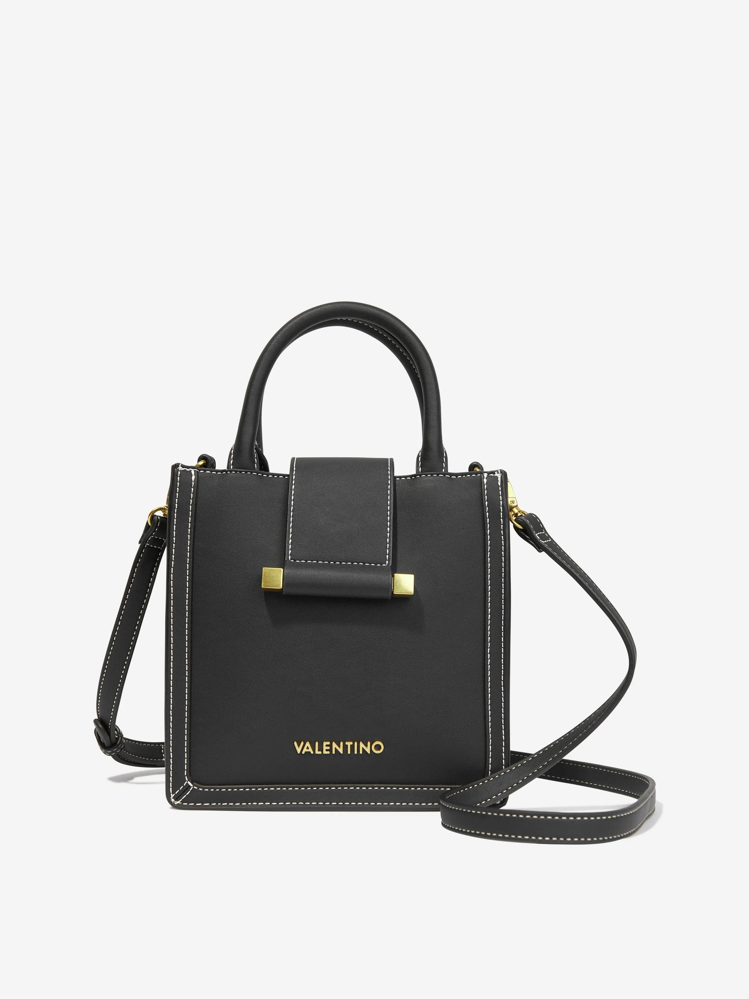 Valentino Girls Frosty Shopping Bag in Black (W:19cm)