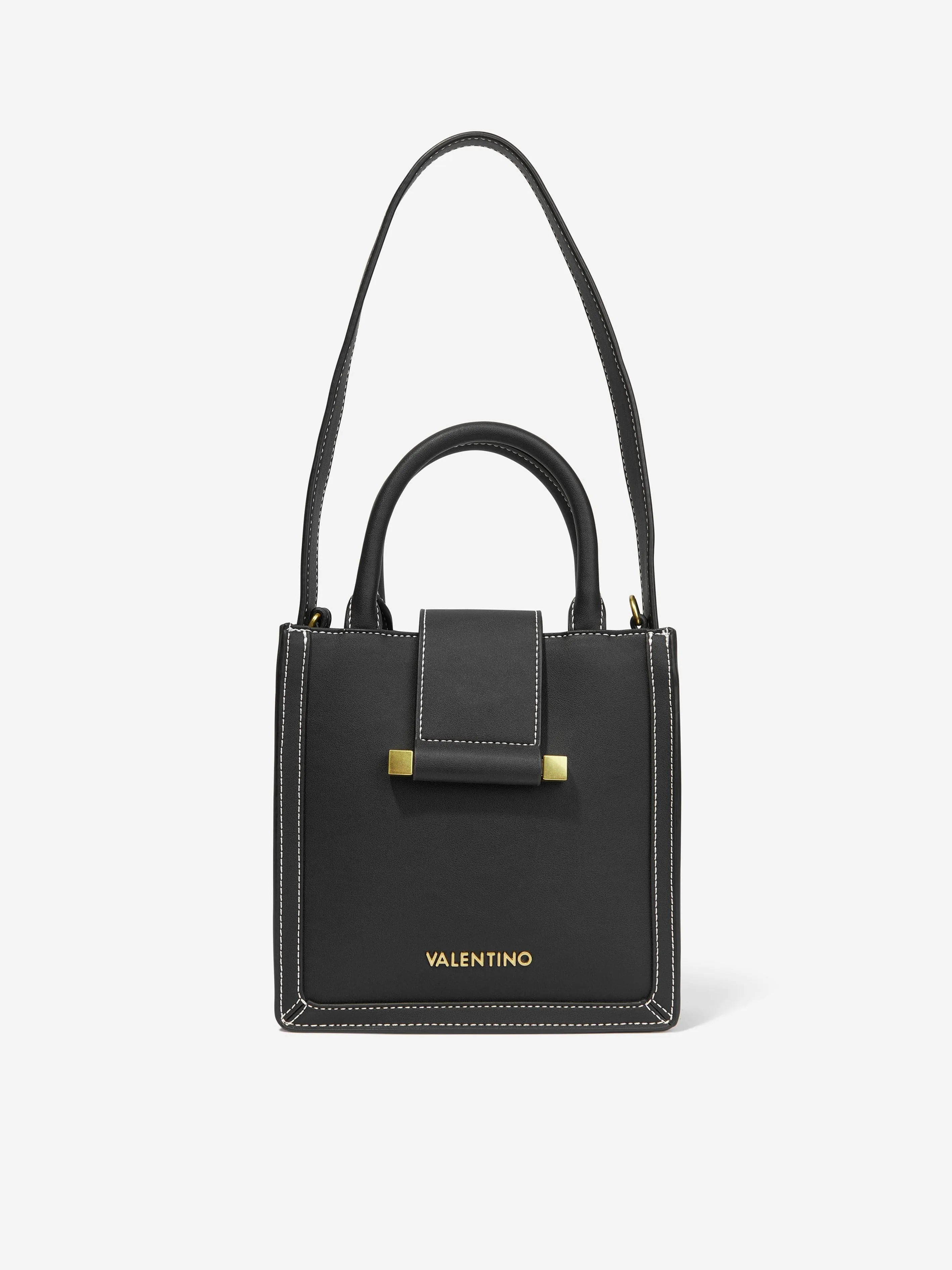 Valentino Girls Frosty Shopping Bag in Black (W:19cm)