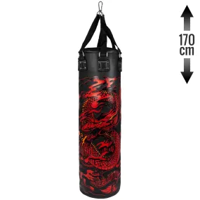 Venum Dragon's Flight Heavy Bag - Black/Red - 170 cm