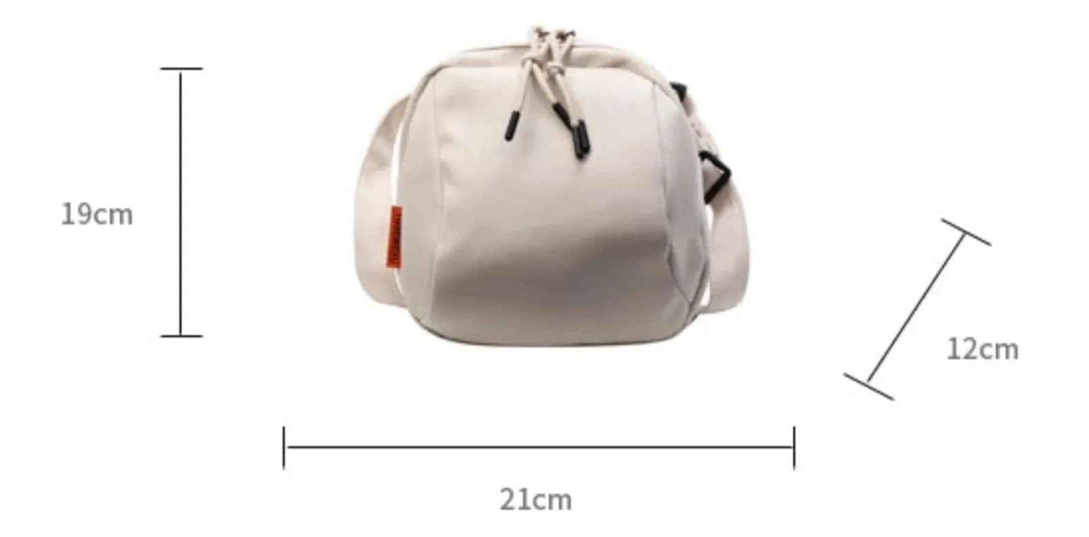 Versatile Solid Color Mini Cloth Bag