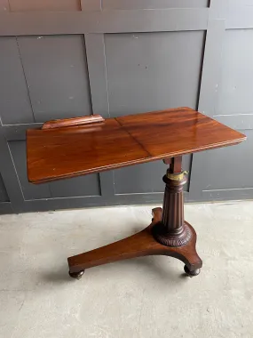 Victorian Mahogany adjustable reading table