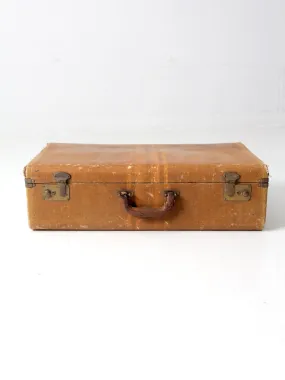 vintage striped suitcase luggage