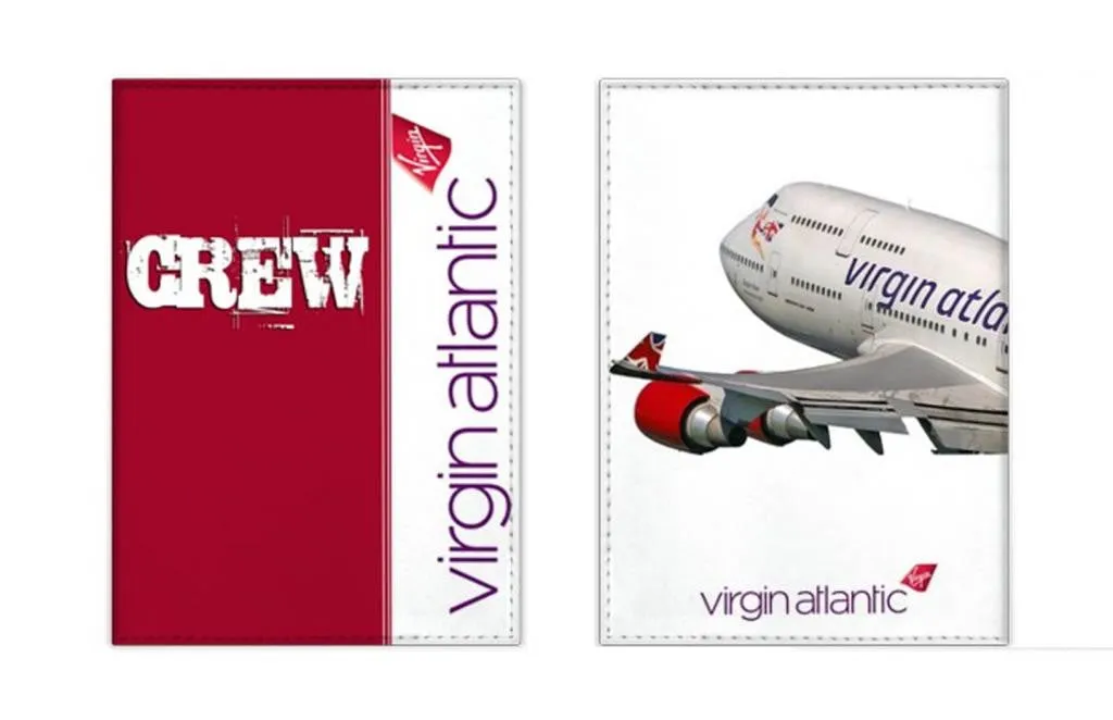 VIRGIN ATLANTIC B747 Passport Cover