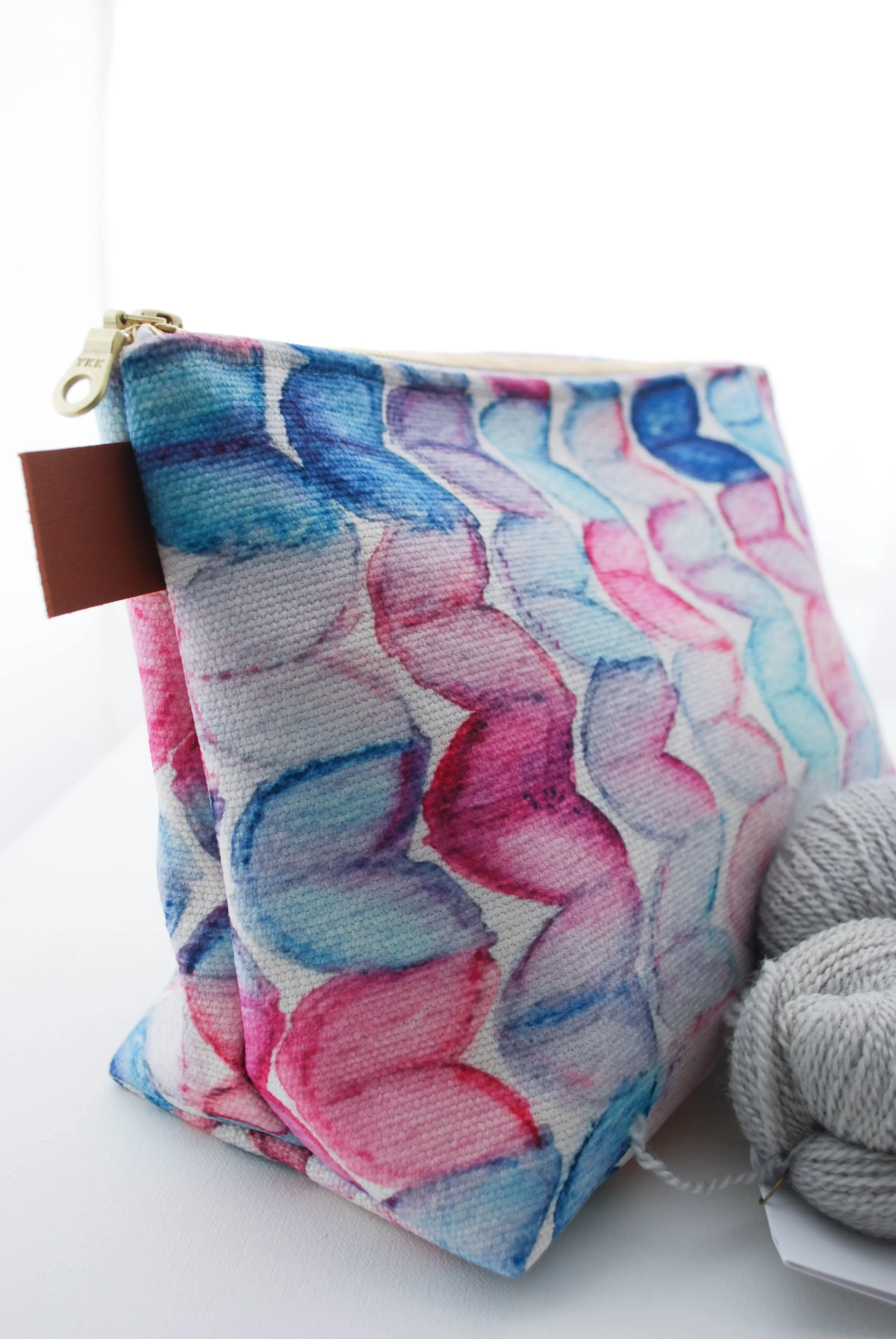 Watercolour Knits Project Bag