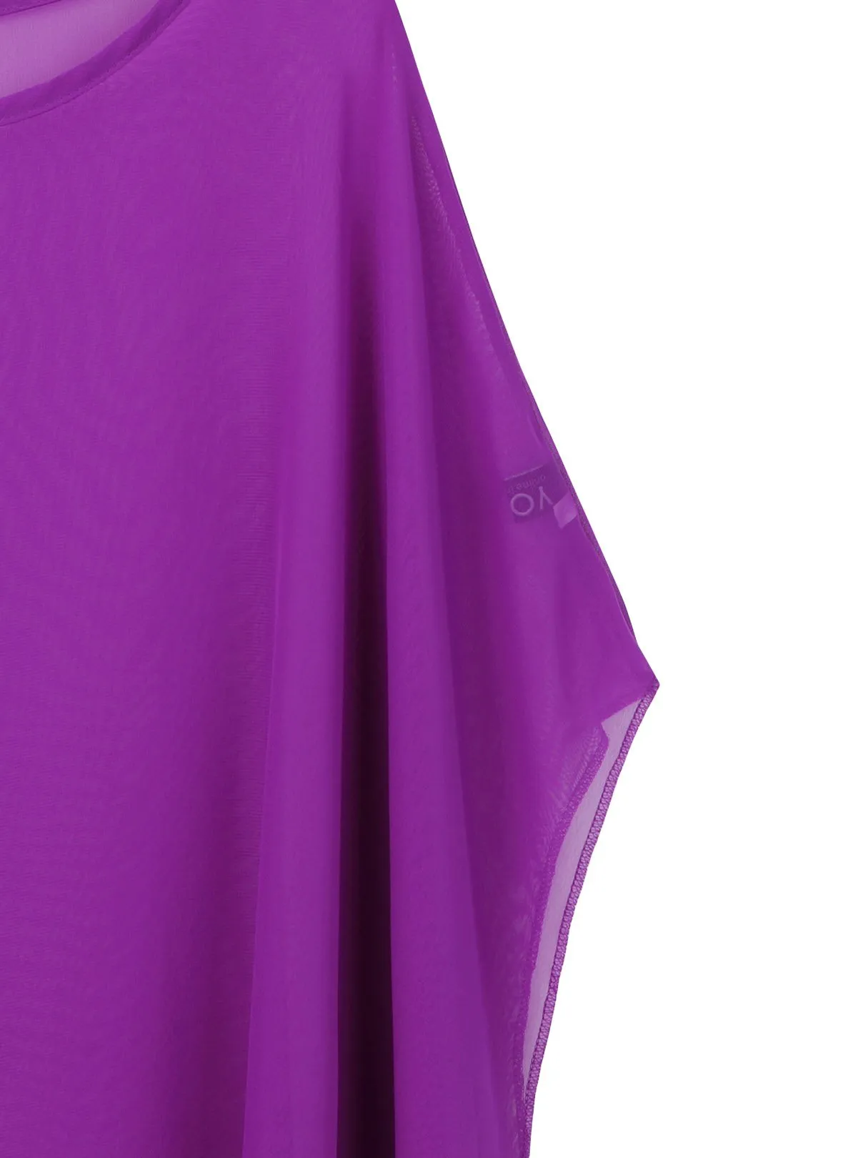 Wholesale Purple Asymmetrical Plain Irregular Hem Mini Dress