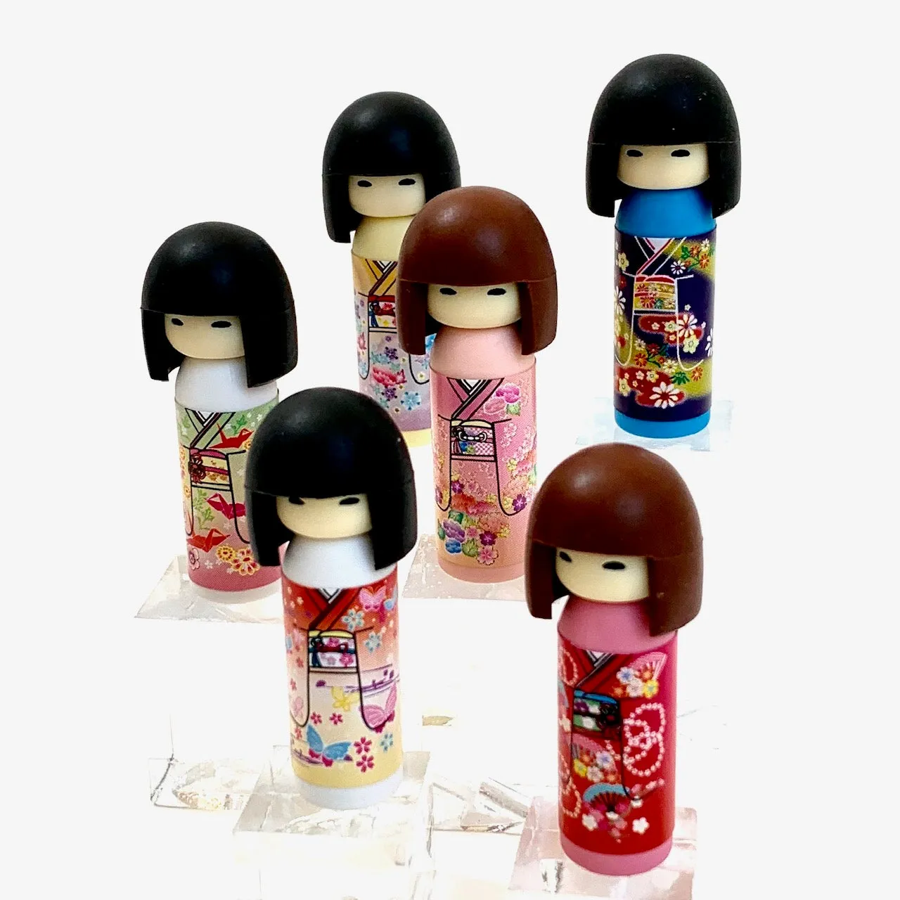 X 380031 Iwako Kokeshi Japanese Doll Eraser-DISCONTINUED