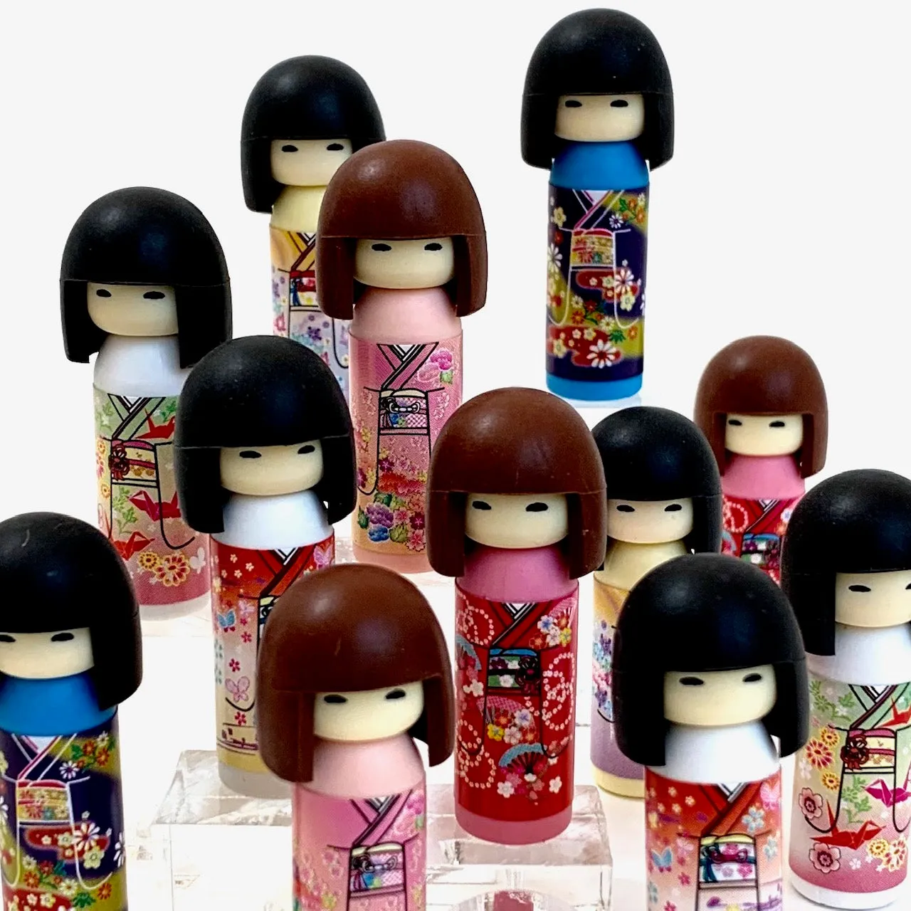 X 380031 Iwako Kokeshi Japanese Doll Eraser-DISCONTINUED