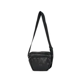 Y-3 Logo Crossbody Bag in Black